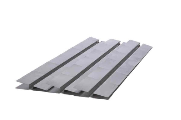Wärmeleitblech für 14 mm Heizrohr Fußbodenheizung Dicke 0,4 mm (37,5m/50Stück)