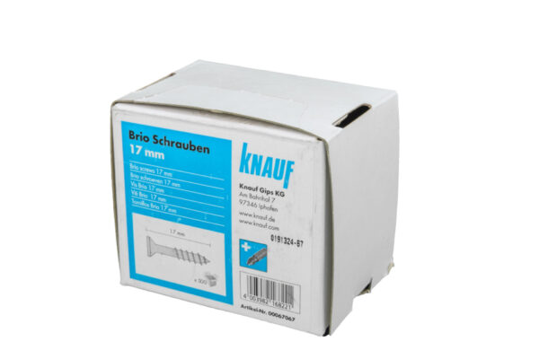 Brio Schrauben für Trockenestrich 17 mm / 22 mm Trockenbau Fußbodenheizung