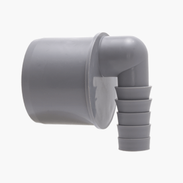 Airfit Schlauchwinkel DN 50 x 19-21 mm für Abflussrohr