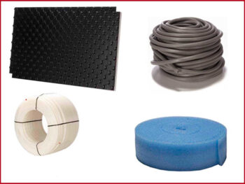 Fußbodenheizung Noppensystem mit 30 mm Dämmung Set Basis 11,2 bis 179,2 m²