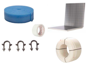 Fußbodenheizung Tackersystem Bodenheizung Set Standard 10 bis 100 m²