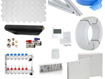 Trockenbausystem Fußbodenheizung Bodenheizung Set Complete