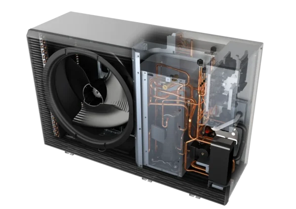 LG Therma V R290 Monobloc 9 kW Luft Wasser Wärmepumpe Außeneinheit – Bild 2