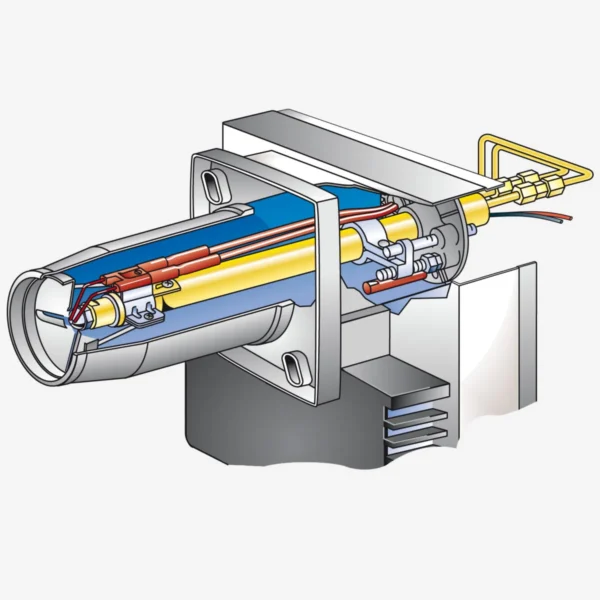 Weishaupt Ölbrenner WL 5/1-B H mit Ölvorwärmung und Stellantrieb, 16,5-40kW – Bild 3
