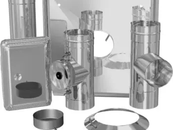 Grundpaket EWFU, einwandiger Edelstahlschornstein