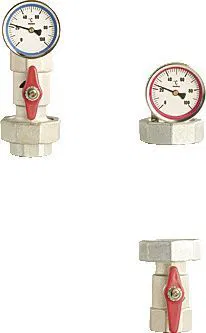 Meibes Pumpen-Absperr- und Rücklaufset C + R