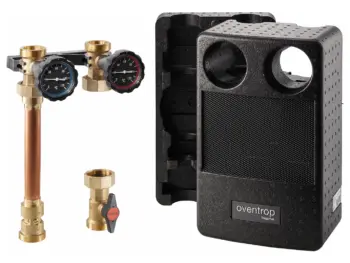 Oventrop Heizkreisset Regumat S-180 - kurze Bauform, ungemischt (ohne Pumpe)