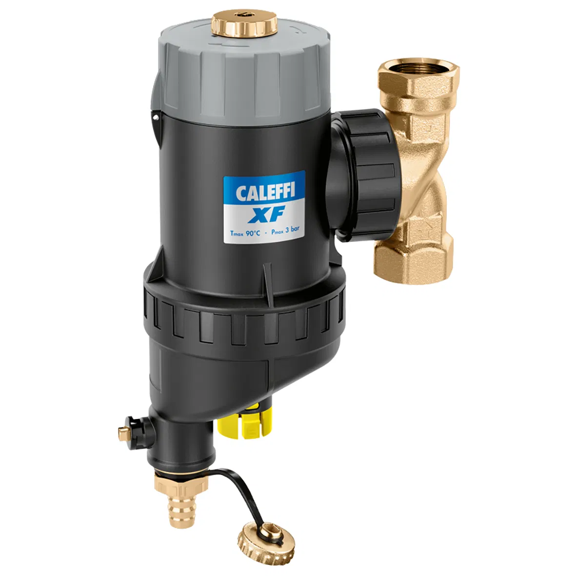 CALEFFI XF, Selbstreinigender, halbautomatischer Schmutzfänger und Schlammabscheider