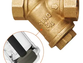 Y-Magnetfilter-Schmutzfänger-Kombination für geschlossene Heizungsanlagen