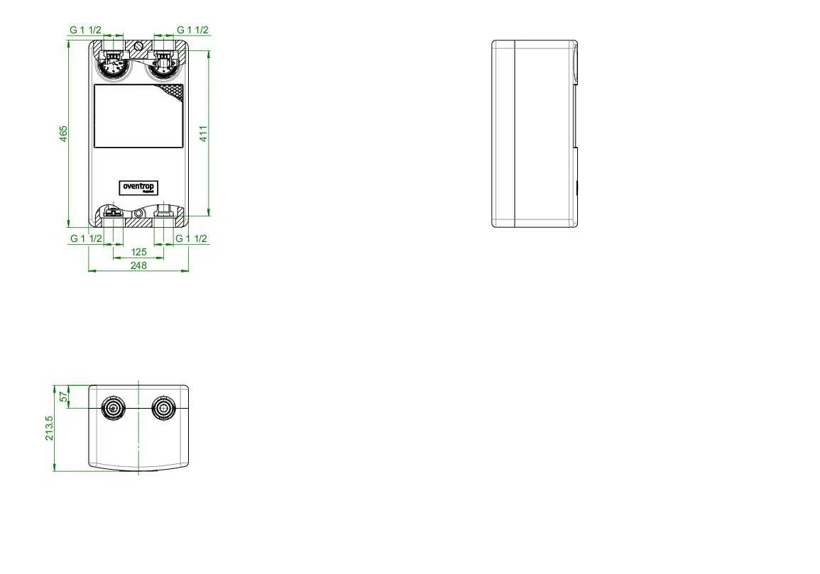 Oventrop Heizkreisset Regumat S-180, ungemischt (ohne Pumpe) – Bild 2