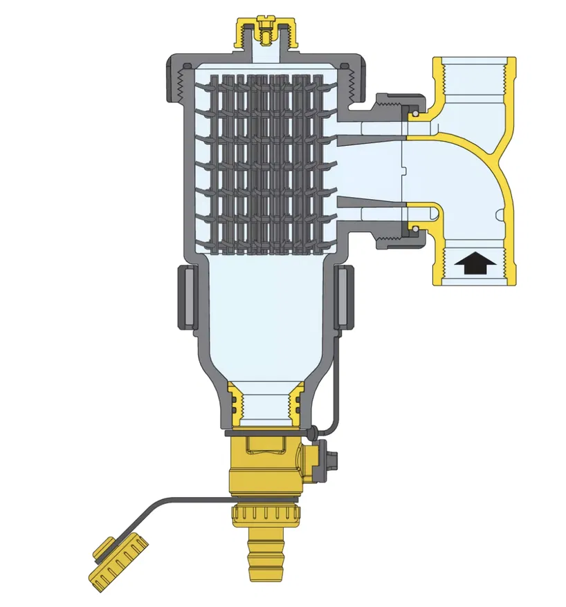 Caleffi DIRTMAG, Schlammabscheider mit Magnet – Bild 3
