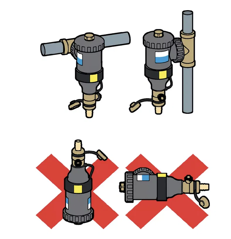 Caleffi DIRTMAG, Schlammabscheider mit Magnet – Bild 4