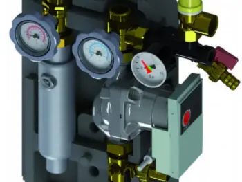 Lovato Zweistrang-Solarstation Vertigo VRD-90, DN20 (mit Wilo PARA ST 15/7 iPWM)