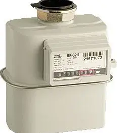 Elster BK-G 4 Haushaltsbalgengaszähler (0,040–6 m³/h, DN 25)