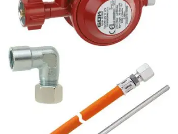 GOK Herd Anschluss-Set Basic – Sicherer Anschluss Ihres Gasherdes an Flaschenanlagen
