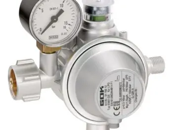 GOK Niederdruckregler Typ EN61-DS mit integrierter Schlauchbruchsicherung