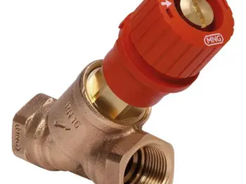 Resideo Strangabsperrventil Kombi-3-Plus rot