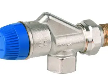Resideo Thermostatventil Kombi-TRV, axial (für einfachen hydraulischen Abgleich)