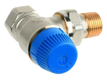 Resideo Thermostatventil Kombi-TRV, Eck (für einfachen hydraulischen Abgleich)