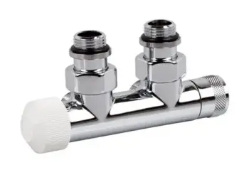 Designarmatur Eckausführung, Ventil links (Designhahnblock)