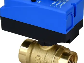 First 2-Wege Motorkugelventil EMV 110 / 220 Messing (Trinkwasser und Heizung) DVGW