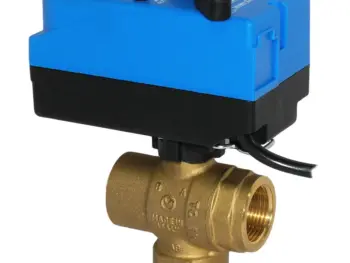 First 3/2-Wege Motor-Kugelhahn EMV 110 234/9FV0-K, 3-Punkt Ansteuerung