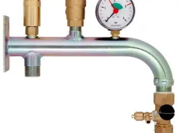 Afriso Gefäßanschlusskombination GAK mit Kappenventil KV (Stahlausführung)