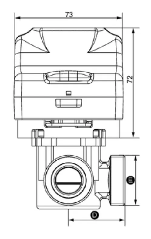 Afriso Zonenventil AZV 647 3-Wege Eckanschlüsse – Bild 2