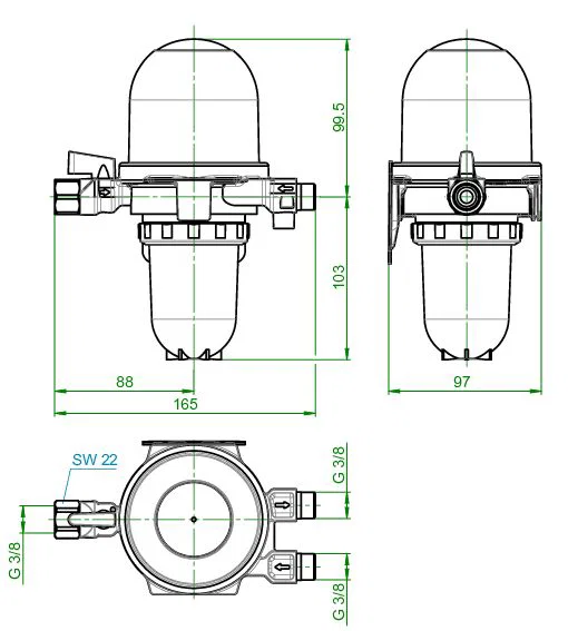 Oventrop Toc-Duo-3 – Heizölfilter/Heizölentlüfter – Bild 2