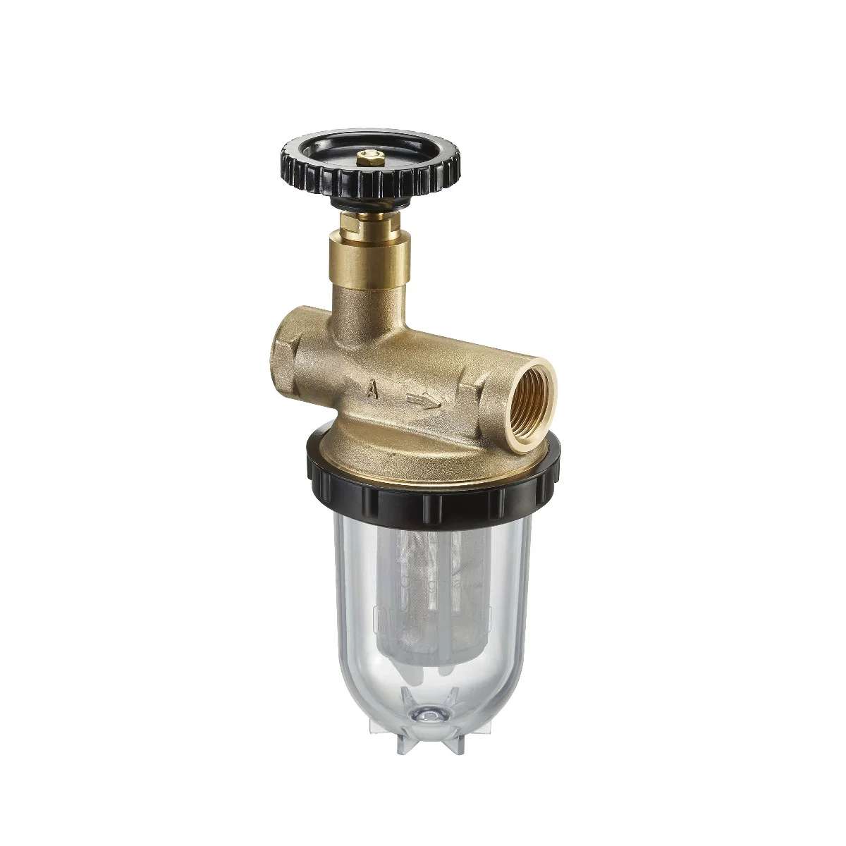 Oventrop Oilpur EA – Einstrangfilter (Durchgangsfilter) DN 15, 1/2" (Nickelsiebeinsatz 100-150 µm)